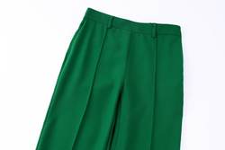 New Kelly Green Straight Pants