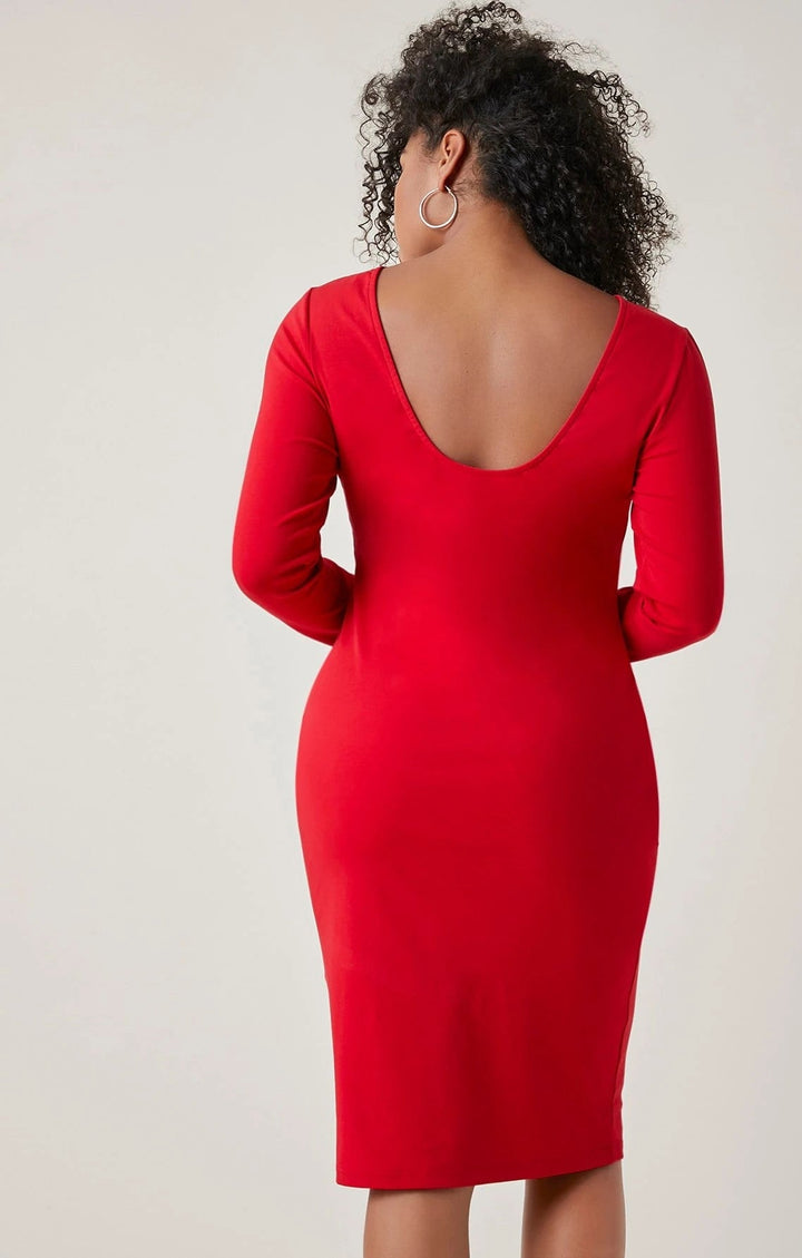 Red Hot Simple Dress