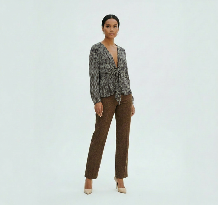 The Versatile Tie-Front Blouse