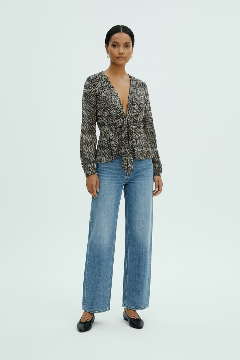 The Versatile Tie-Front Blouse