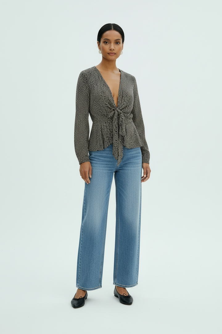 The Versatile Tie-Front Blouse