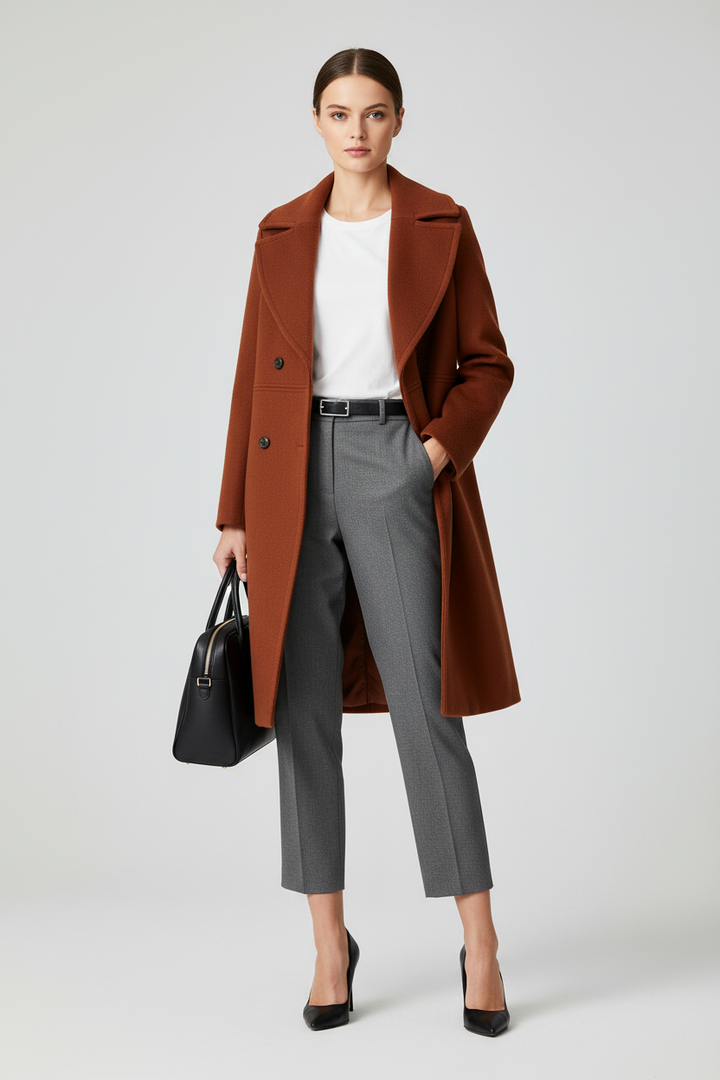 Double-Breasted L/S Coat