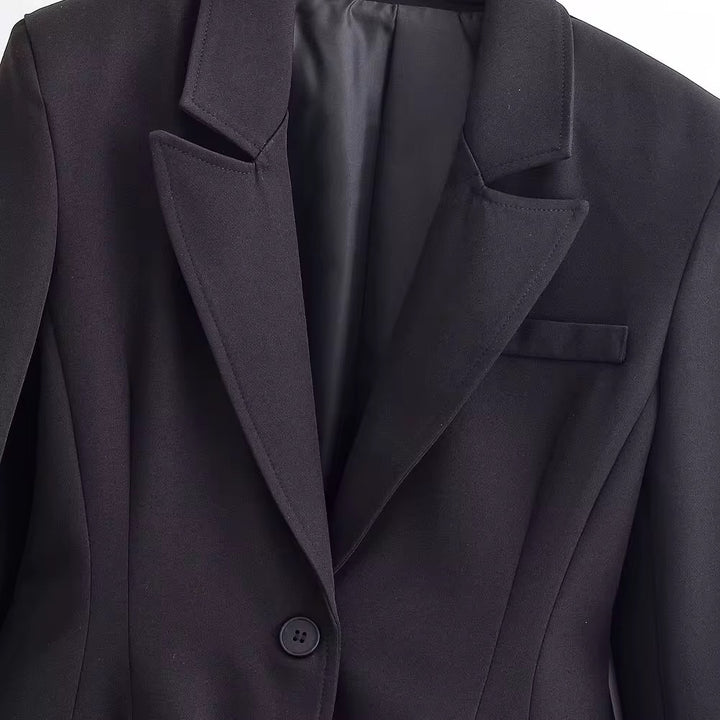 Tailored Black Classic Blazer