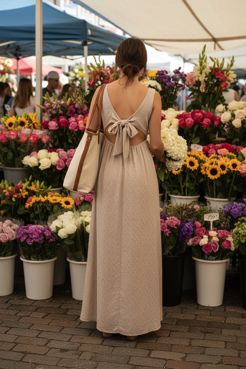 The Soft Bloom Maxi Dress – Final Sale