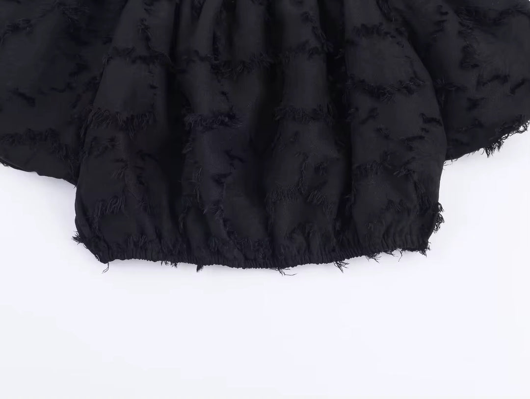 The Noir Off-Shoulder Blouse