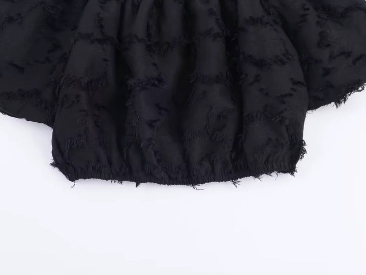 The Noir Off-Shoulder Blouse