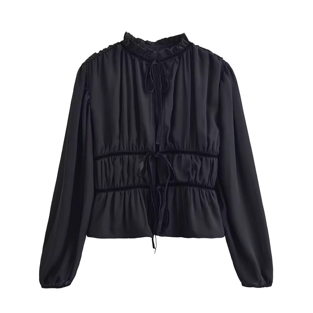 The Eloise Tie-Front Blouse