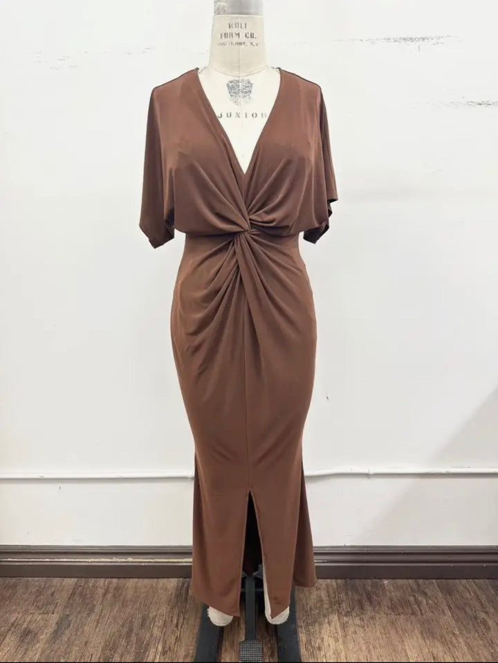 Front Twist Maxi Dress mi