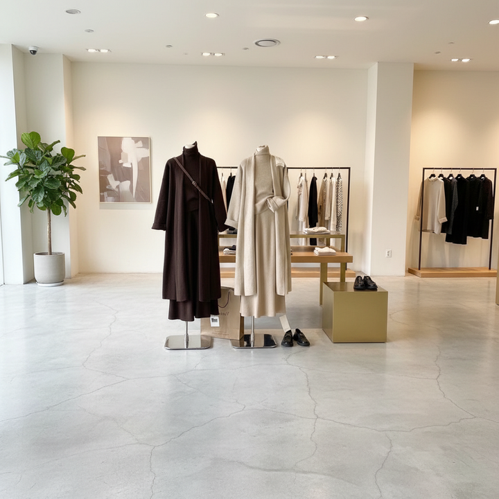 3 Piece Brown Knit Sweater Suit