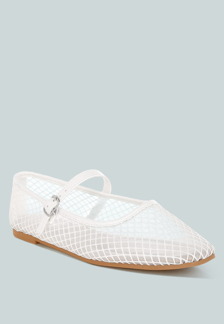 Averona Mesh Mary Jane Flats