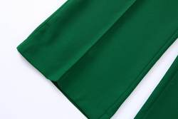 New Kelly Green Straight Pants