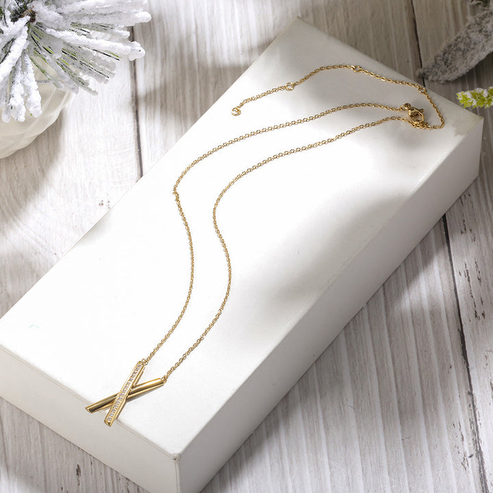 Cross Bar Jewelry Set