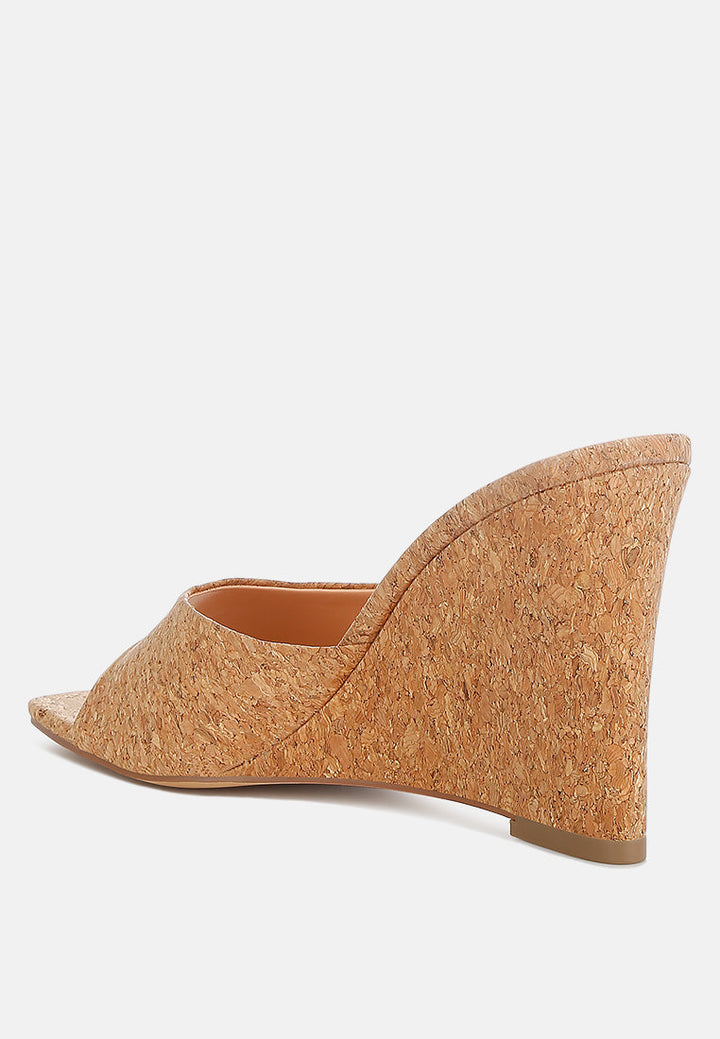 Cork Wedge Sandals