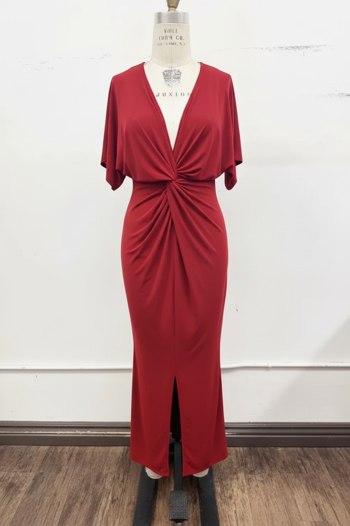 Front Twist Maxi Dress mi