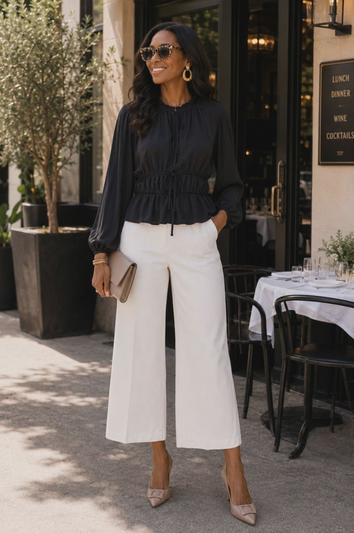 The Eloise Tie-Front Blouse